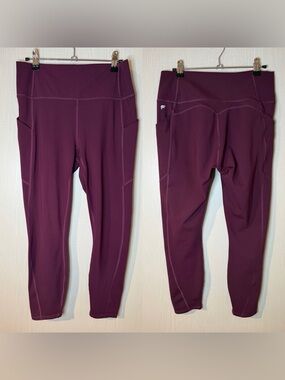 Fabletics Oasis PureLuxe High Waisted Yoga 7/8 Leggings Medium